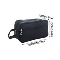 Beautynvta Toiletry Bag for Men, Portable Men's Travel Makeup Bag, Travel Toiletry Organizer Kit Shaving Bag for Toiletries Accessories, Black