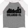 thumbnail image 4 of Inktastic Orlando Skyline with Grunge Boys or Girls Long Sleeve Baby Bodysuit, 4 of 5