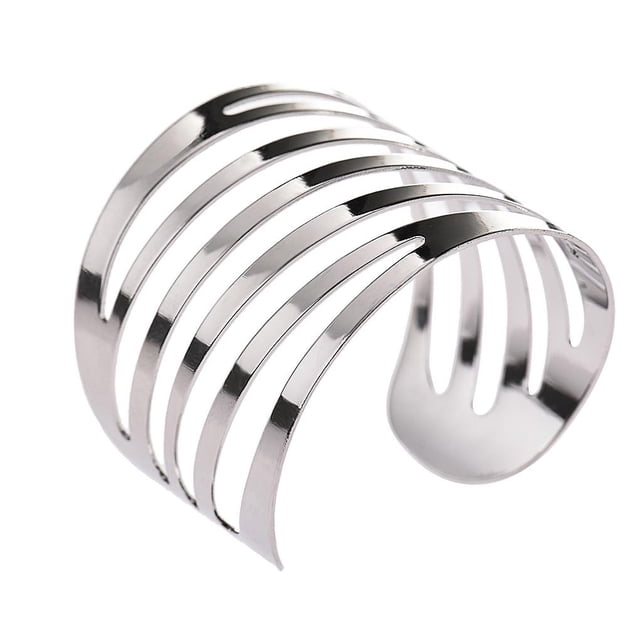 Maoww 12pcs Back Pattern Wedding Napkin Rings Table Decoration Hollow Out Family Gatherings Everyday Use Napkin Buckle Holder
