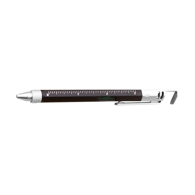 Bolígrafos multiherramientas 6 en 1, bolígrafo multifunción, calibrador de nivel, destornillador, 5ml
