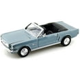 thumbnail image 2 of 1964 1/2 Ford Mustang Convertible Light Blue 1/24 Diecast Model Car by Motormax, 2 of 3