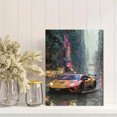 thumbnail image 2 of Cyberpunk Racing Car Canvas Wall Art 15.75x11.81 Inches, 2 of 8