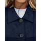 thumbnail image 5 of Chaqueta Corta de Ante Sintético para Mujer, Informal, Ligera, para Otoño e Invierno. Azul Marino L, 5 of 8
