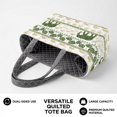 thumbnail image 5 of FOR U DESIGNS Elephant Tropical Monstera Palm Tree Print Tote Bag for Women, Reversible Two Tone Tote Handbag with Side Pockets, Lightweight Hobo Purse Double Sided Usable Shoulder Bag for School, 5 of 6