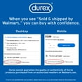 thumbnail image 6 of Durex (RED) Condom Extra Sensitive, 42 Condoms - Ultra Fine & Extra Lubricated, Natural Latex Condoms, 6 of 8
