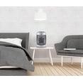 thumbnail image 2 of AeroHome 1500W Personal Electric Ceramic Oscillating Space Heater With Adjustable Thermostat, Silver, 2 of 6