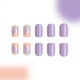 thumbnail image 5 of Fiudx Puntas de Uñas, Elegante Juego de Láminas Moradas, Tamaño Versátil, Gel Fácil de Usar, Diseño Limpio y Reutilizable, Uso En Salón de Belleza, Regalo para Fashionistas, 24 Piezas Incluidas., 5 of 6