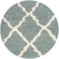 thumbnail image 1 of Safavieh Dallas Shag Light Blue Shag Rug - Round 6', 1 of 5