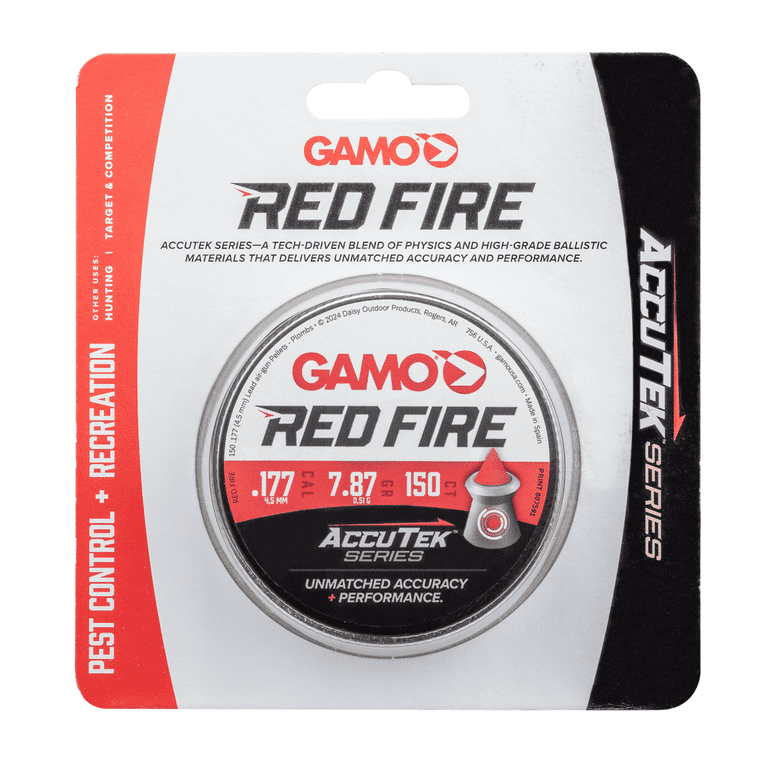 3 pack) Gamo Red Fire Pellets .177 Cal. Ammunition - Walmart.com