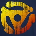 thumbnail image 3 of CafePress - Distressed 45 RPM Adapter Dark T Shirt - Men's Classic Graphic Cotton T-Shirt, 3 of 4