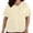 Beige, variant on Plus Size Scrubs for Women Solid Color V Neck Short Sleeve Pullover Tops Breathable Nursing Shirts with Pockets Navy XXL