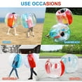 thumbnail image 3 of Adult Bumper Balls (4ft/1.2m) Giant Inflatable Bubble Sumo Balls House Summer Outdoor Toys Backyard Games for Kids Yard Human Hamster Ball Active Play, 3 of 8