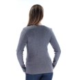 thumbnail image 3 of I-N-C Womens Long Sleeve Knit Sweater, Metallic, Large, 3 of 3