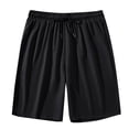 thumbnail image 6 of kamemir Shorts for Men Athletic Men's Performance Comfort Flex Cargo Short(Black,L), 6 of 6
