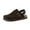 Chocolate, variant on Cushionaire Women's Brooklyn Genuine Suede Clogs - Adjustable Slingback Clog Sandal with Buckle, Memory Foam Cushioning, Wide Widths Available