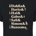 thumbnail image 3 of Disney Wish - Dahlia Dario Hal Gabo Safi Simon Bazeema - Juniors Cropped Cotton Blend T-Shirt, 3 of 5