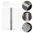 thumbnail image 1 of WASHWEPE 2Ud Bisagras Acrílicas Para Manualidades Con Transparente Y Tornillos Incluidos Para Fácil Instalación, 1 of 7