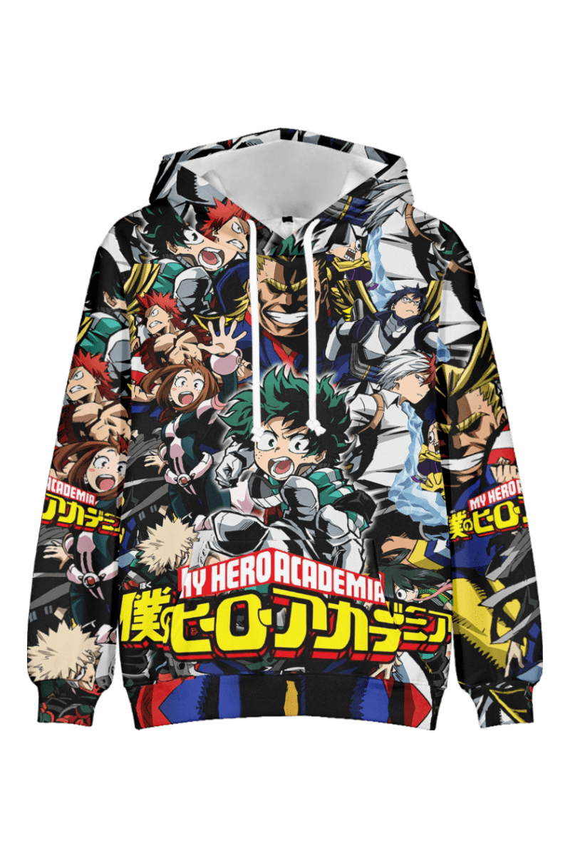 Hoodies My Hero Academia 3D Print Anime Character Hoodies Cosplay