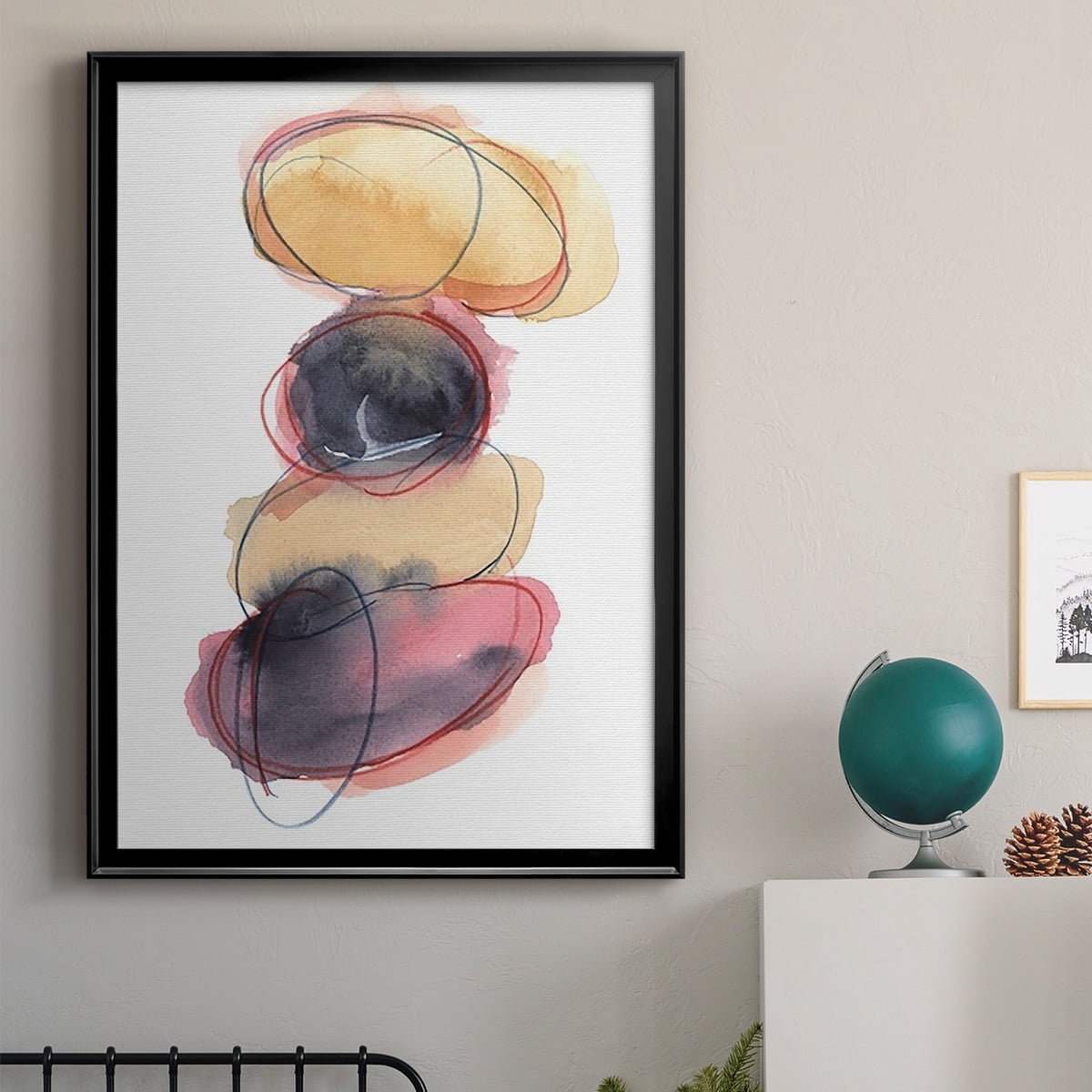 Balancing Act II Premium Framed Print, in Gold, Black, or Silver - Ready to Hang