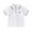 1 White, variant on Casual Color Block Short Sleeve Polo Shirt for Kids (Toddler, Little Boys),12-18 Months