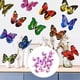 thumbnail image 5 of Etiqueta de la pared de salón del hogar creativa de la mariposa de simulación de doble capa tridimensional 3D, 5 of 5