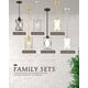 thumbnail image 5 of Luces colgantes Osimir Kitchen Island, cristal negro, paquete de 2 unidades, CH9176-1, 5 of 8