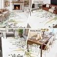 thumbnail image 5 of 5'x7' Area Rugs for Living Room Bedroom, Eucalyptus Leaves Washable Rug Carpet Runner Indoor Outdoor, Summer Botanical Green Watercolor Non Slip Floor Mats Area Rug for Kitchen, Nursery, 5 of 8