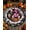 Grey*15.7'', variant on 3D Haunted Staircase Round Rug, Optical Illusion Halloween Area Mat