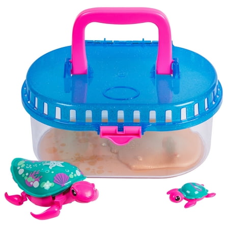 Little Live Pets Lil' Turtle Tank, Seashore the Reef Turtle and