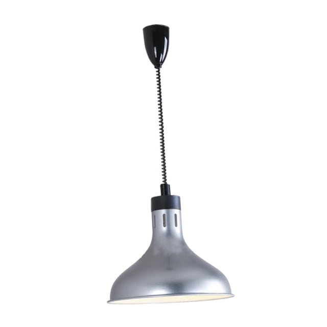 Elodie Buffet Warming Lamp Adjustable Length 70-160cm Hanging Retractable Heat Lamp for Argent A