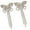 Gold, variant on Alloy Butterfly Shape Nipple Covers Pasties with Rhinestones Tassels for Women
