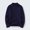 #032-Navy, variant on Handshe Men's Long Sleeve Solid Color Knit Sweater, Stand Collar Fleece-Lined Casual Pullover Top for Fall Winter Layering and Everyday Wear