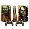 thumbnail image 1 of PS5 optical drive version sticker, cool PS5 skin, controller handle,for PS5 console and controller,DC cartoon,Joker4, 1 of 5