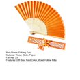 thumbnail image 4 of Hobeauty Folding Fan with Gift Box Folding Fan with Gift Box Elegant Solid Color Handheld Fan for Dance Performances Catwalks Solid Color Handheld Fan, 4 of 8