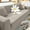 Taupe, variant on Thick Sofa Cover Elastic Jacquard Sofa Cover for Living Room 1/2/3/4 Seater Sofa Cover L-shaped Corner Sofa Cover (Dark Grey,1 Seater 90-140cm)