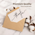 thumbnail image 4 of Thank You Cards With Matching Stickers, Durable Kraft Envelopes For Graduations Engagements, 24PCS, 4 of 5