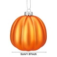 thumbnail image 6 of 24 Pcs Pumpkin Hanging Ball Halloween Jack-O-Lantern Hanging Ornament Shatterproof Festive Decorative Ball for Christmas Tree Home Party Decor, 6 of 8