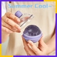 thumbnail image 2 of Moldes de bolas de hielo de silicona de grado alimenticio, moldes para cubitos de hielo, esferas de hielo de Color caramelo, fabricante de bolas de hielo para whisky y cóctel, 2023, 2 of 4