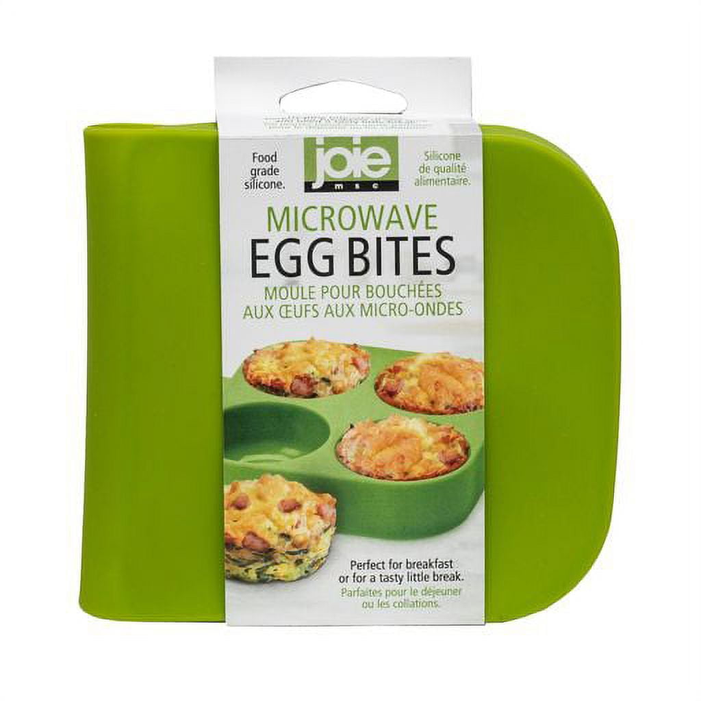 (2 pack) EVRI Joie Microwave Egg Bites Maker Silicone 4 Egg