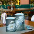thumbnail image 6 of Set of 2 Flameless Candles Lights with Remote Control Flickering LED Candles Electric Candles for Home Decor Parties White Peony Flower, 6 of 7