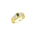 thumbnail image 3 of RYLOS Men's Rings 14K Yellow Gold Classic 6X4MM Oval Gemstone & Diamond Ring Alexandrite June Birthstone Rings For Men, Gold Rings Size 11, 3 of 7