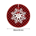 thumbnail image 2 of Fwttom 35.4 inches Christmas Tree Skirts, Holiday Elements Christmas Tree Decoration Skirts, Christmas Decorations Round Xmas Cover for Christmas Tree Winter Home Holiday, 2 of 6
