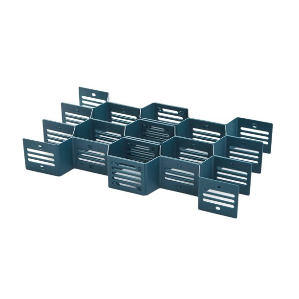 Xihbxyly Divisor de Cajón con Tablillas, Multiusos, Antideslizante, Fácil de Limpiar, Ideal para Armarios y Cómodas, Organizador de Ropa de Bebé, 23,6 X 6,7 X 3,6 Cm.