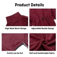 thumbnail image 2 of BT Bear Large Dog Clothes, Large Dog Recovery Suit, Anti-Shedding Dog Pajamas Pjs, After Surgery Dog Onesie for Medium Large Dog Maroon 36#, 2 of 7