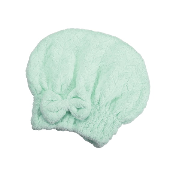 Vocoste Diamond Shape Hair Drying Towel Lightweight Strong Absorbent for Drying Hair Green