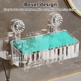 thumbnail image 3 of OIUR No-Drilling Corner Shower Caddy Suction Cup Holder with Hook Strong Load-bearing Easy to Install Removable Basket Storage Shelf, 3 of 7