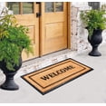 thumbnail image 4 of A1HC 24"x48" Heavy-Duty Rubber & Coir Welcome Mat with Non-Slip Backing for Indoor/Outdoor Use, 4 of 7