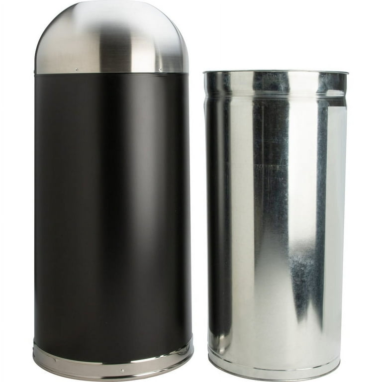 Genuine Joe 15 Gallon Dome Top Trash Receptacle - 15 gal Capacity - Durable, Powder Coated, Easy to Clean - 40 Genuine Joe 15 Gallon Dome Top Trash Receptacle - 15 gal Capacity - Durable, Powder Coated, Easy to Clean - 40
