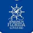 thumbnail image 4 of Inktastic Someone in Florida Loves Me Boys or Girls Baby Bib, 4 of 4