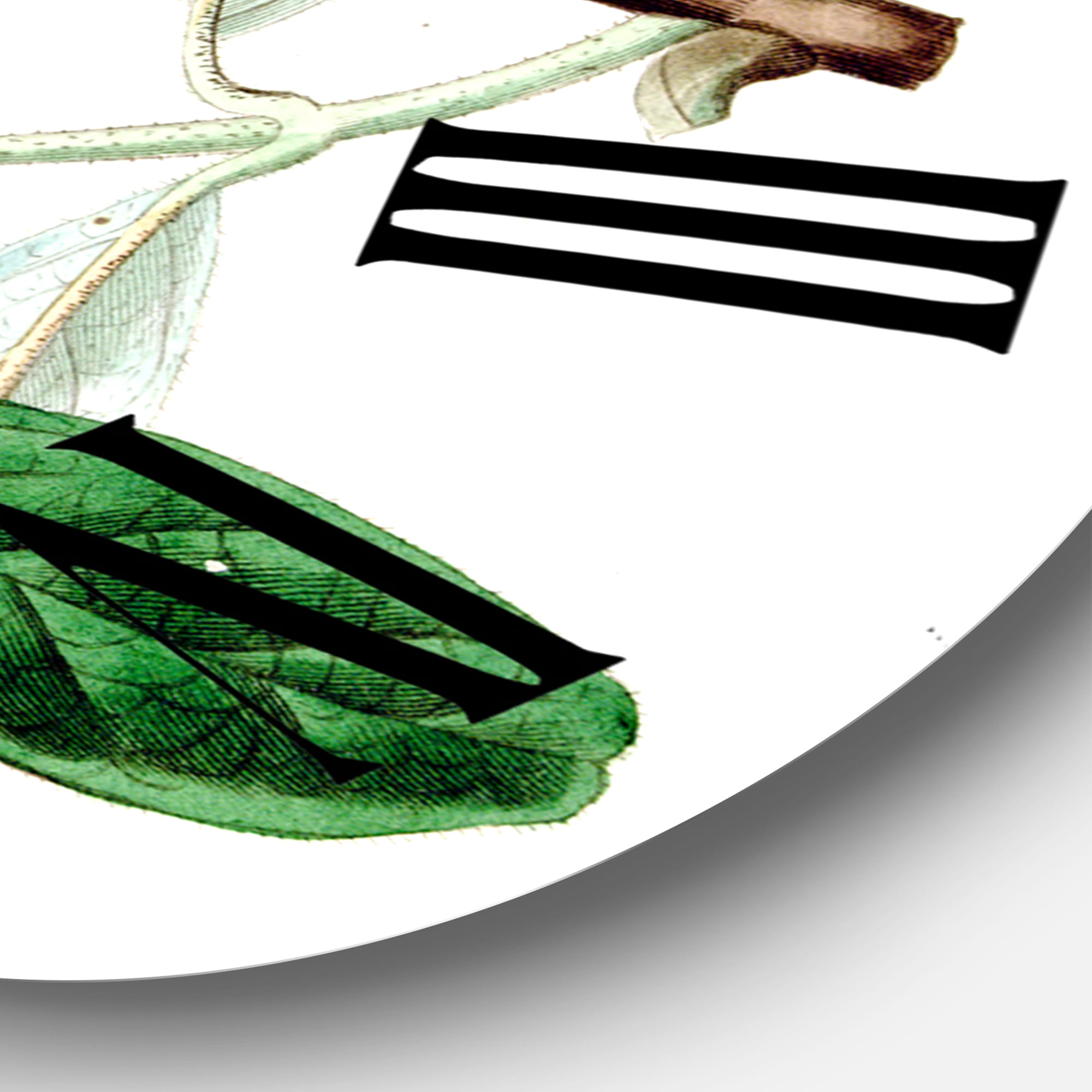 Designart 1 in Quartz Traditional Wall Clock